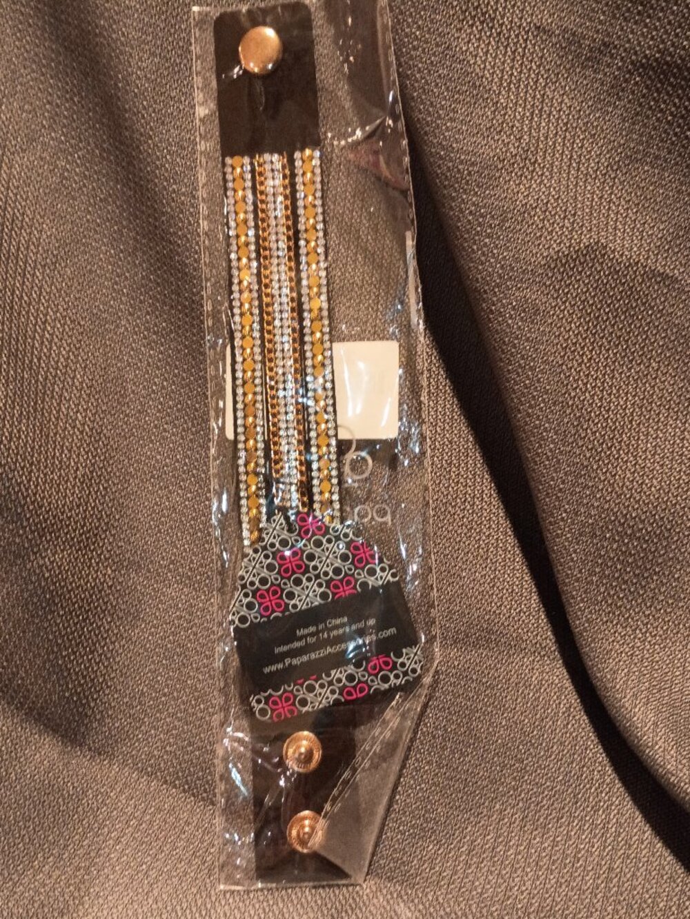 NWT! Paparrazi Accessories Multi Rhinestone Wrap Bracelet